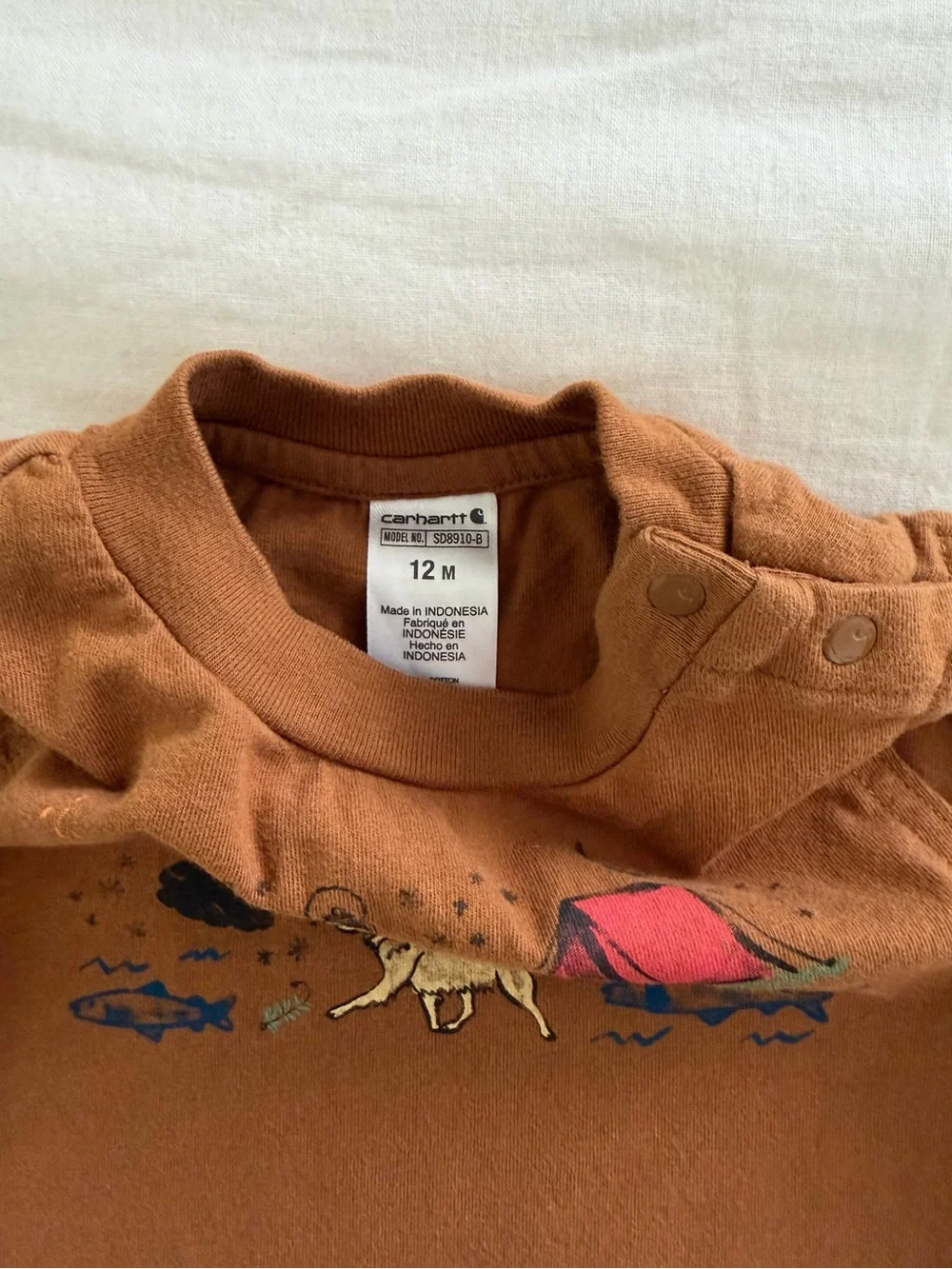 Carhartt Camping Romper - 12M